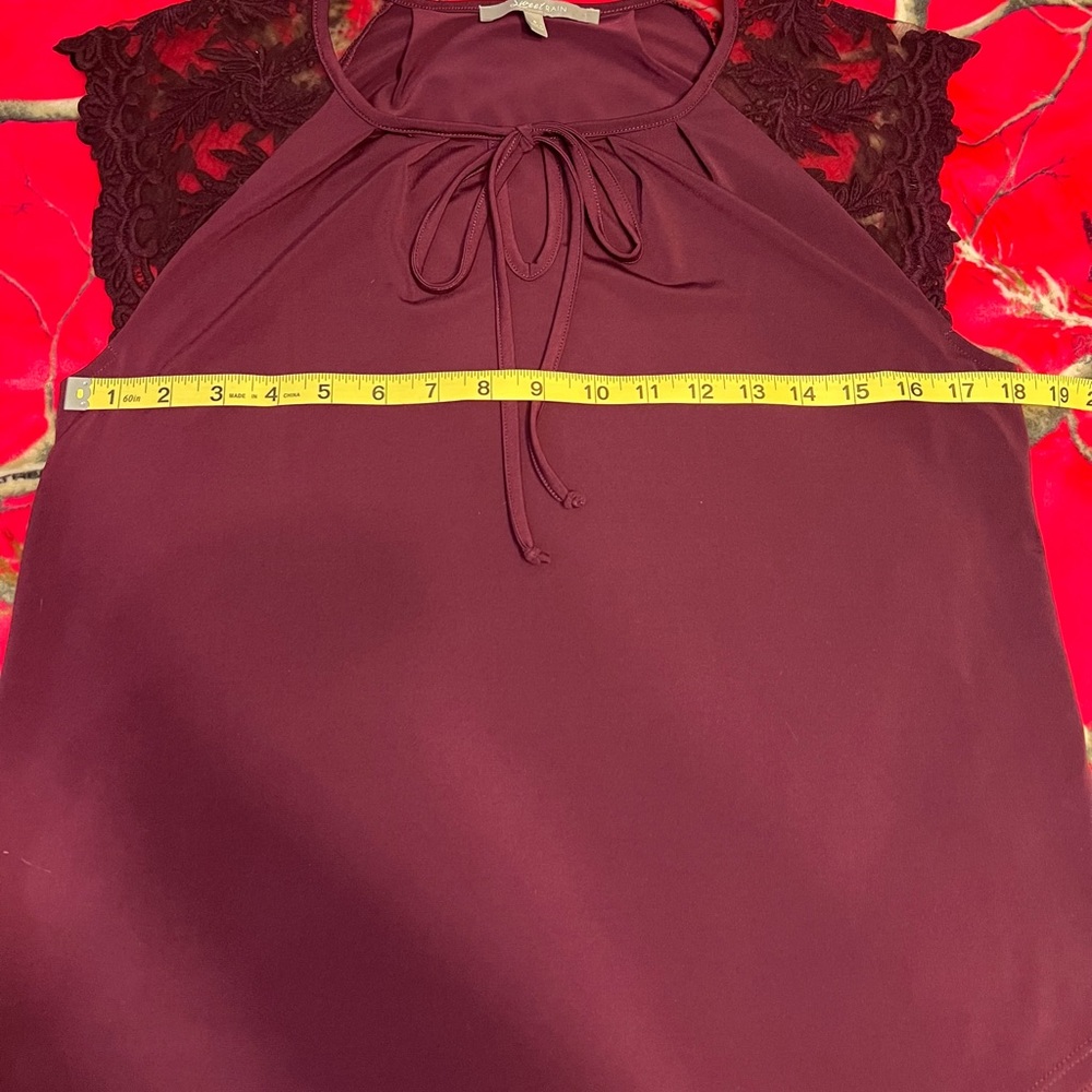 Sweet Rain plum color blouse size small